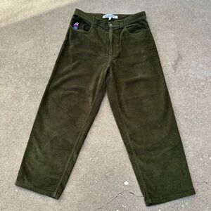 Original Polar Big Boy / Olive Green Corduroy Men Pants / M